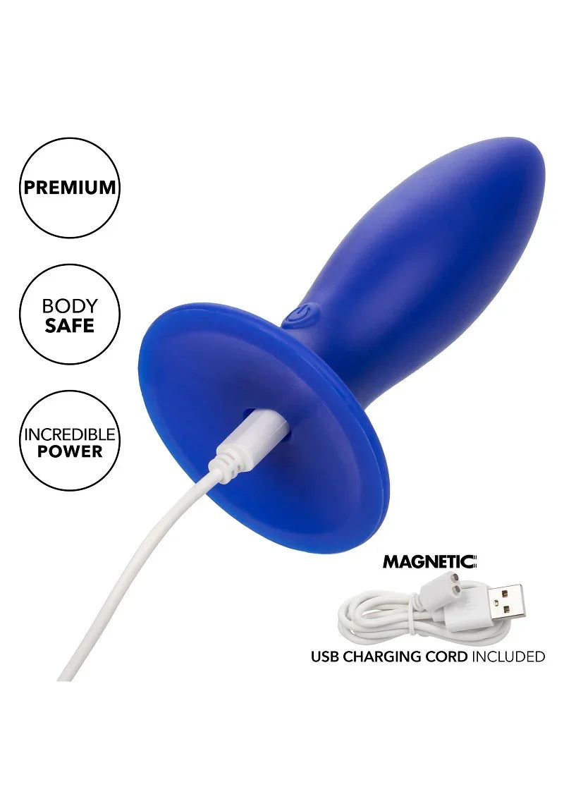 ♂ CalExotics Admiral Liquid Silicone Vibrating Torpedo - Happytoys Sexshop: Toys for Feeling Happy & Easy 😊 - Discreet geleverd