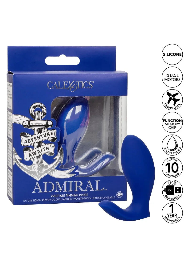 ♂ CalExotics Admiral Prostate Rimming Probe - Happytoys Sexshop: Toys for Feeling Happy & Easy 😊 - Discreet geleverd