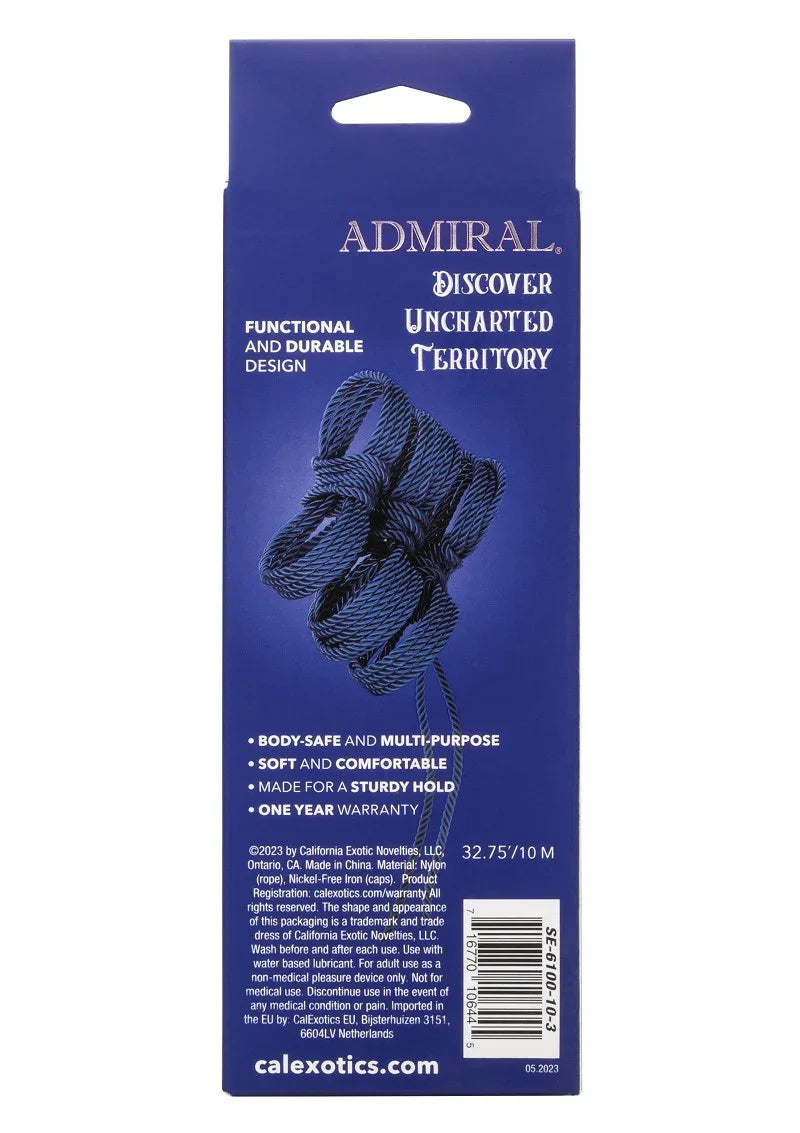 CalExotics Admiral Rope 32.75’/10 M - Happytoys Sexshop: Toys for Feeling Happy & Easy 😊 - Discreet geleverd