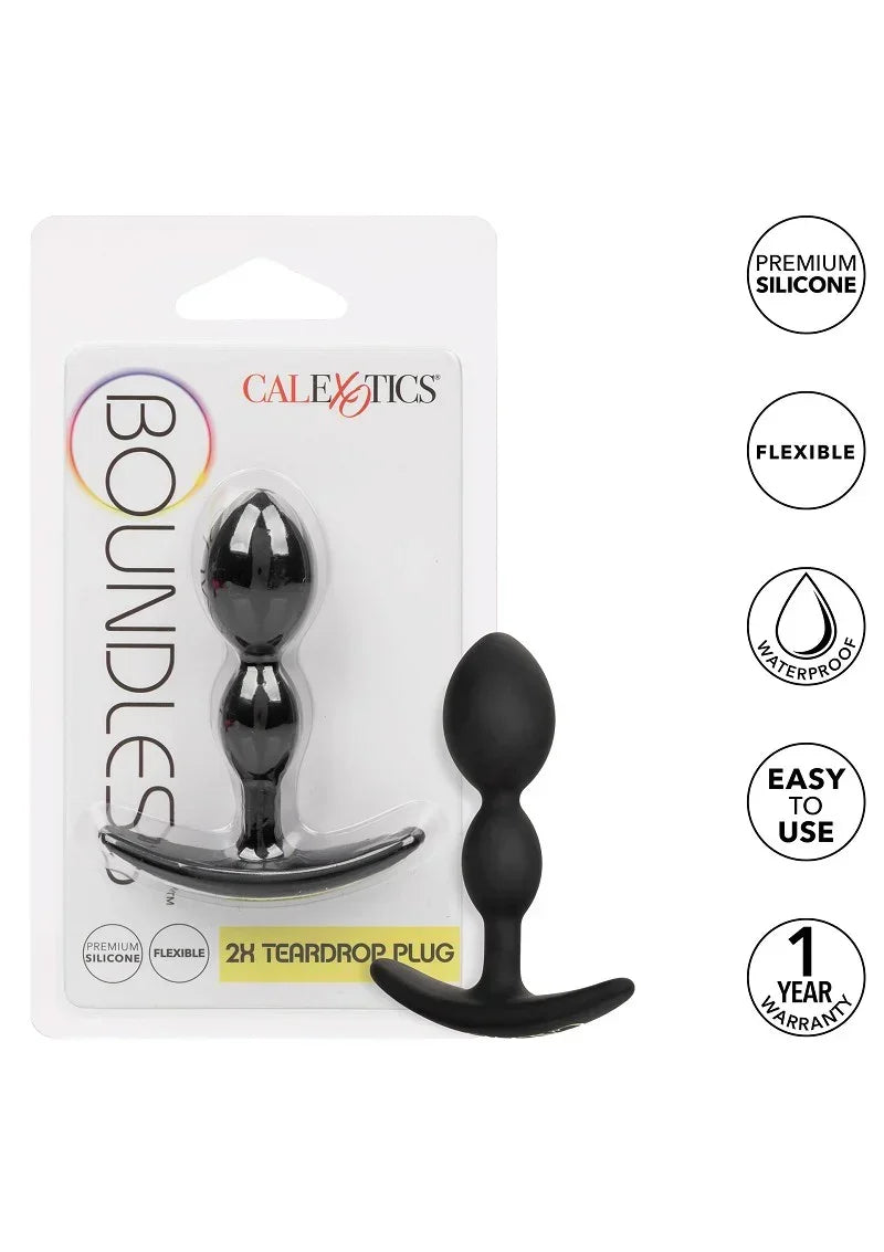 CalExoticsBoundless2XTeardropPlug9 @ Happytoys Sexshop: online sex shop for Feeling Happy & Easy π the erotic store owned by a woman