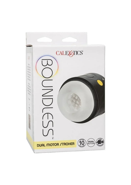 ♂ CalExotics Boundless Dual Motor Stroker - Happytoys Sexshop: online sex shop for Feeling Happy & Easy 😊 - Discreet geleverd