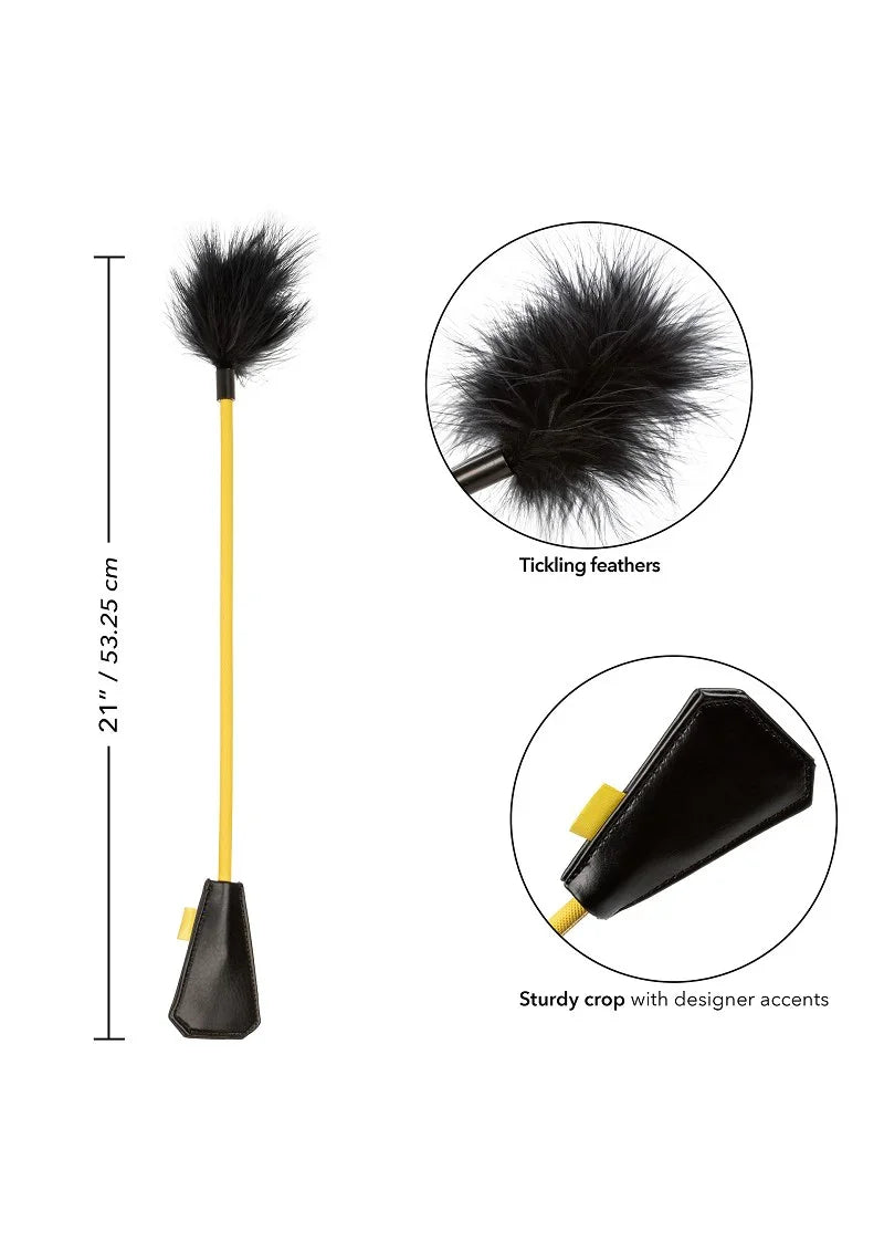 β β CalExotics Boundless Feather Crop - Happytoys Sexshop: Toys for Feeling Happy & Easy π - Discreet geleverd