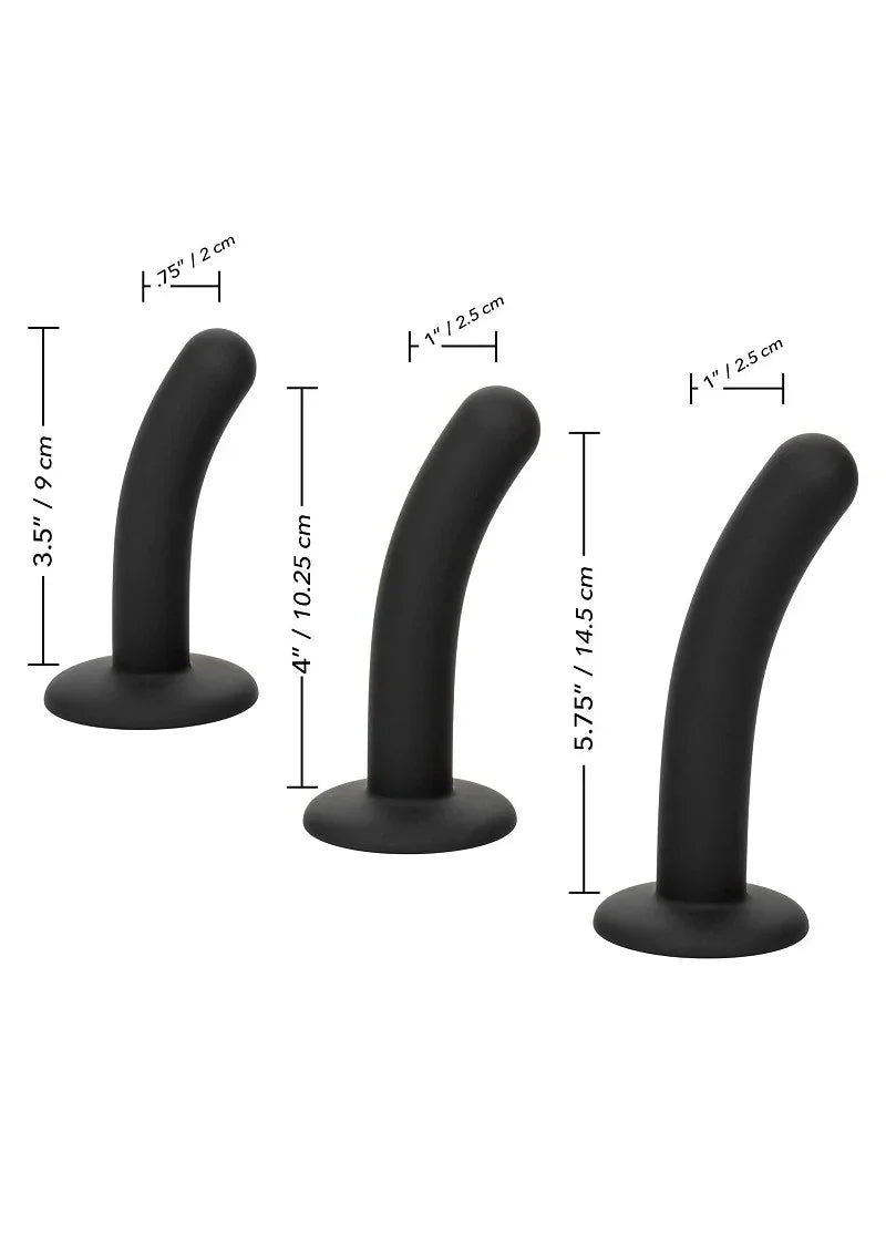 Boundless Silicone Curve Pegging Kit by CalExotics - Happytoys Sexshop: Toys for Feeling Happy & Easy 😊 - Discreet geleverd