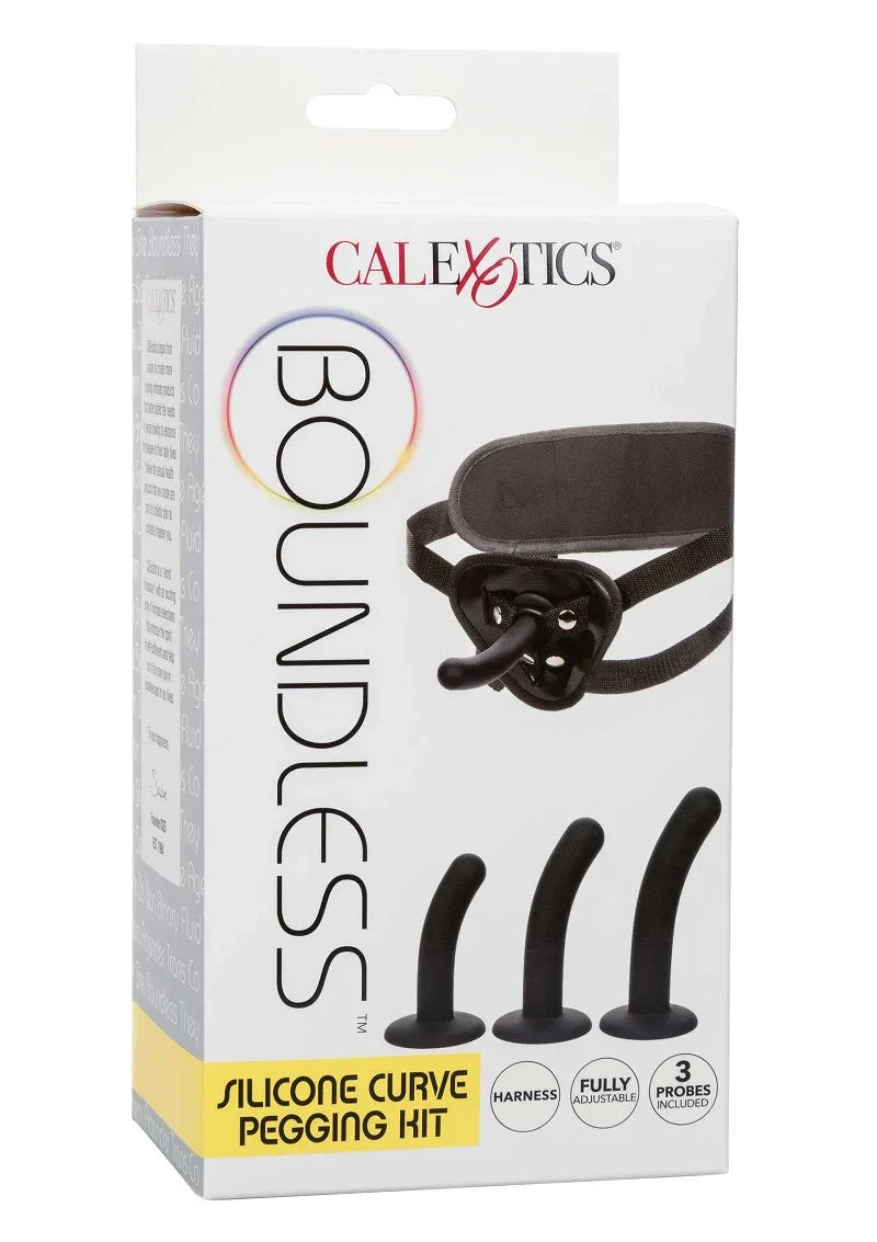 Boundless Silicone Curve Pegging Kit by CalExotics - Happytoys Sexshop: Toys for Feeling Happy & Easy 😊 - Discreet geleverd