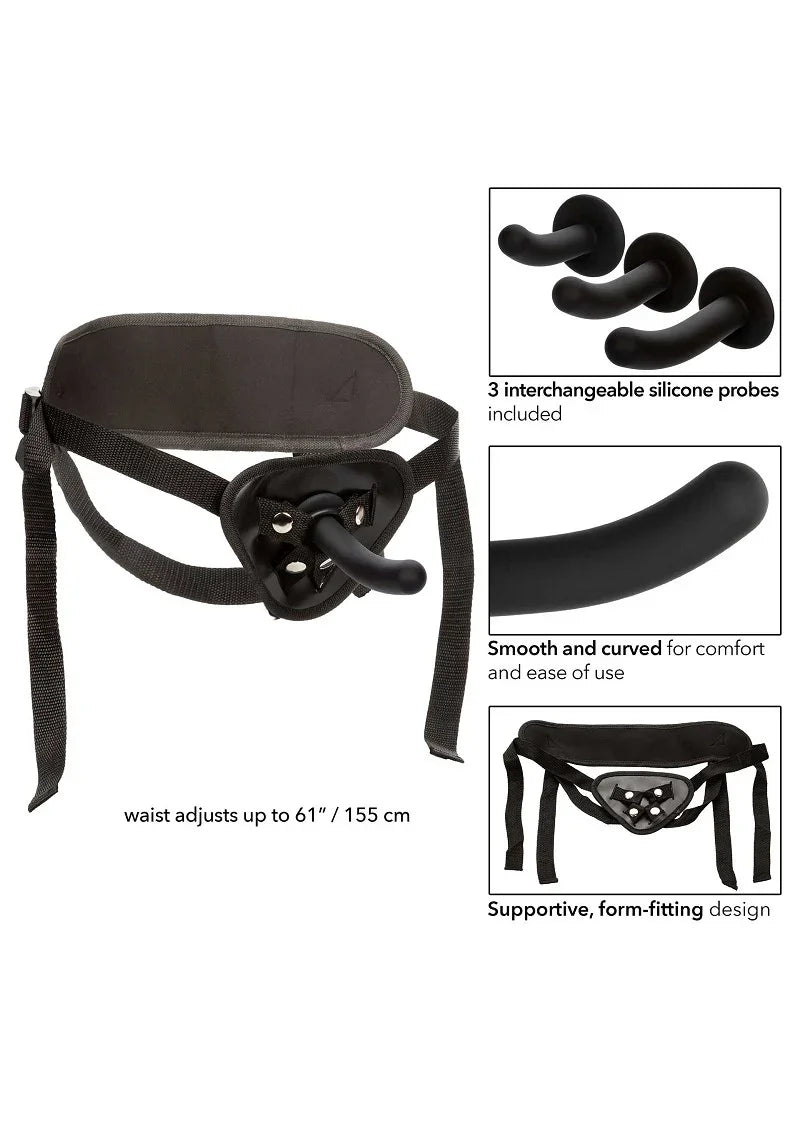 Boundless Silicone Curve Pegging Kit by CalExotics - Happytoys Sexshop: Toys for Feeling Happy & Easy 😊 - Discreet geleverd