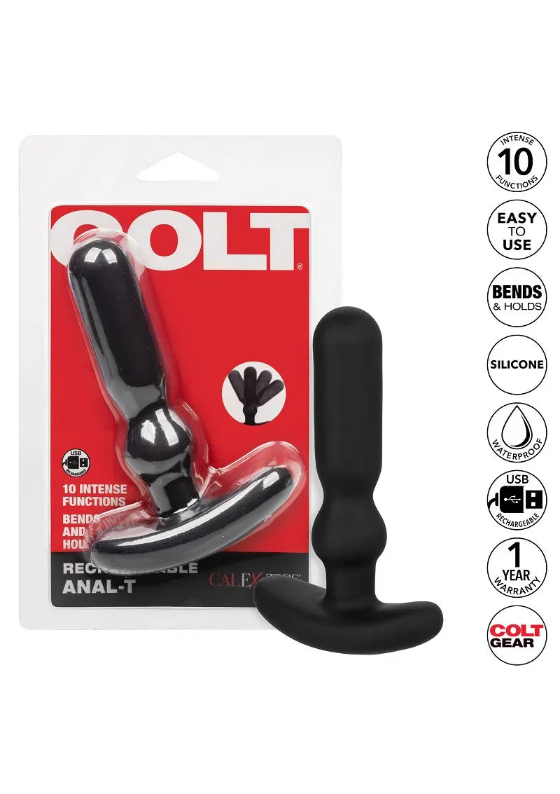 ♂ ♀ CalExotics COLT Rechargeable Anal-T Vibrator - Happytoys Sexshop: Toys for Feeling Happy & Easy 😊 - Discreet geleverd
