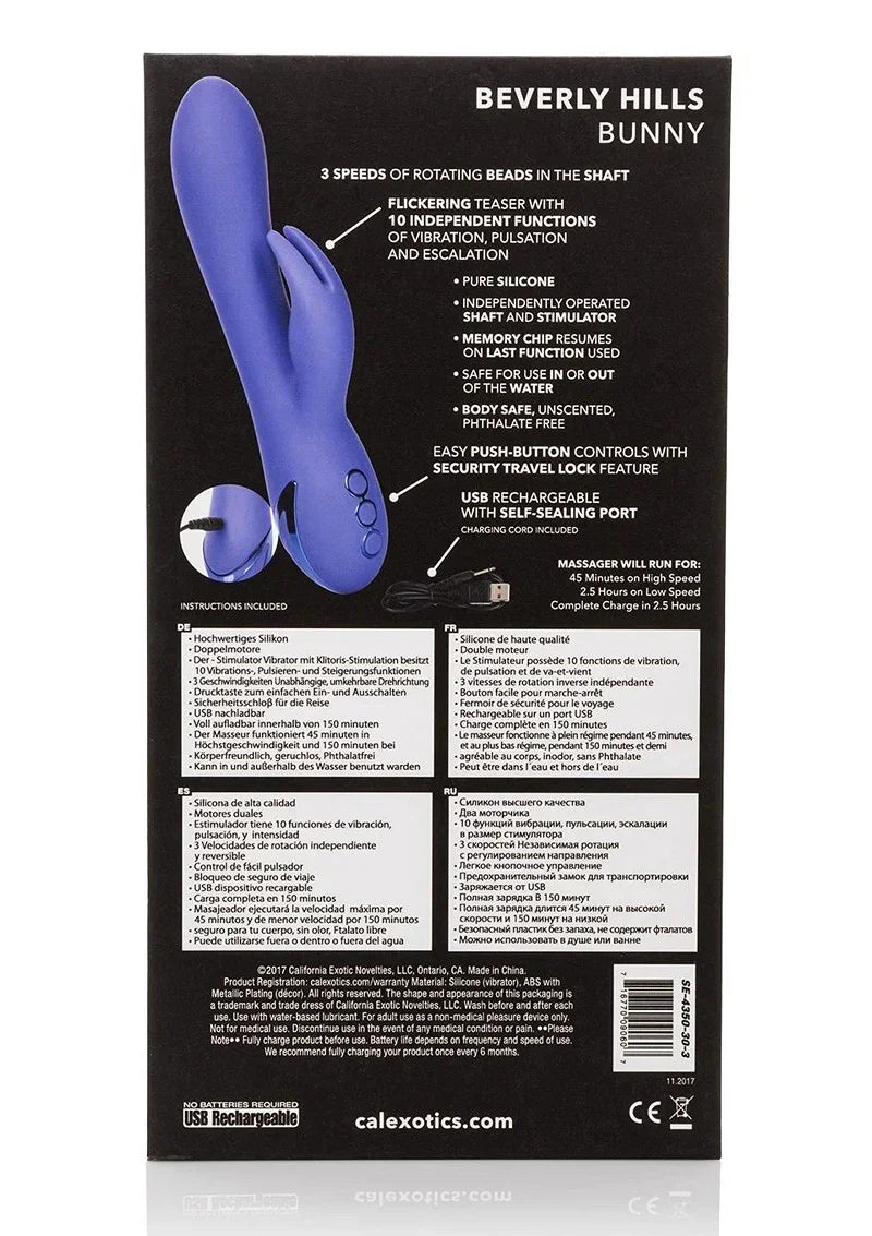 CalExoticsCaliforniaDreamingBeverlyHillsBunny4 @ Happytoys Sexshop: online sex shop for Feeling Happy & Easy 😊 the erotic store owned by a woman