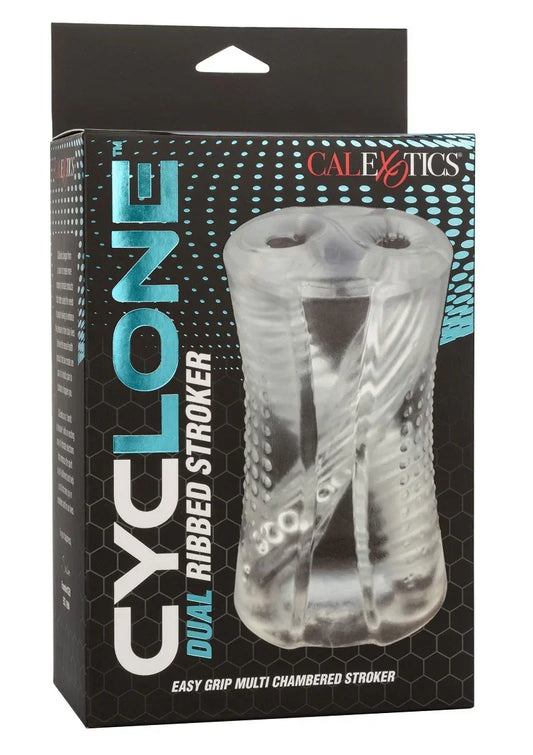 CalExoticsCycloneDualRibbedStroker2 @ Happytoys Sexshop: online sex shop for Feeling Happy & Easy 😊 the erotic store owned by a woman
