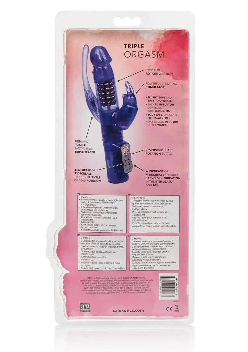 CalExoticsDelightTripleOrgasm9 @ Happytoys Sexshop: online sex shop for Feeling Happy & Easy π the erotic store owned by a woman