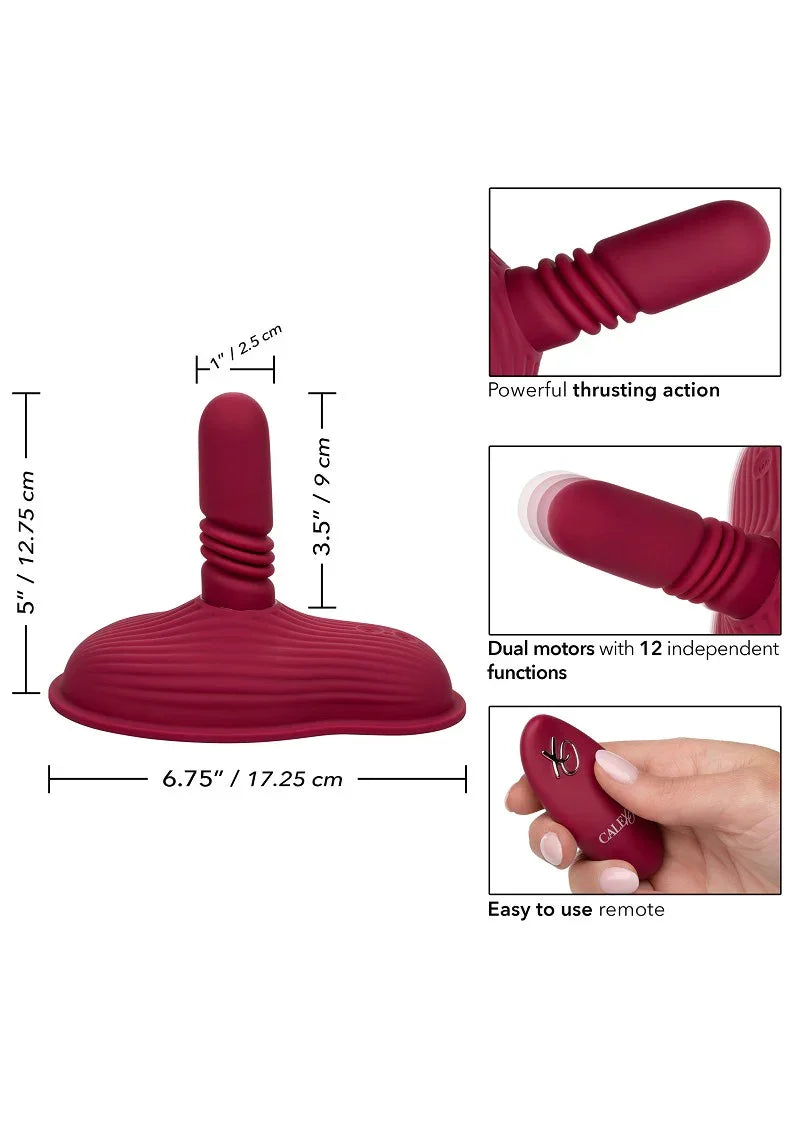 Dual Rider Remote Control Thrust & Grind by CalExotics - Happytoys Sexshop: Toys for Feeling Happy & Easy 😊 - Discreet geleverd