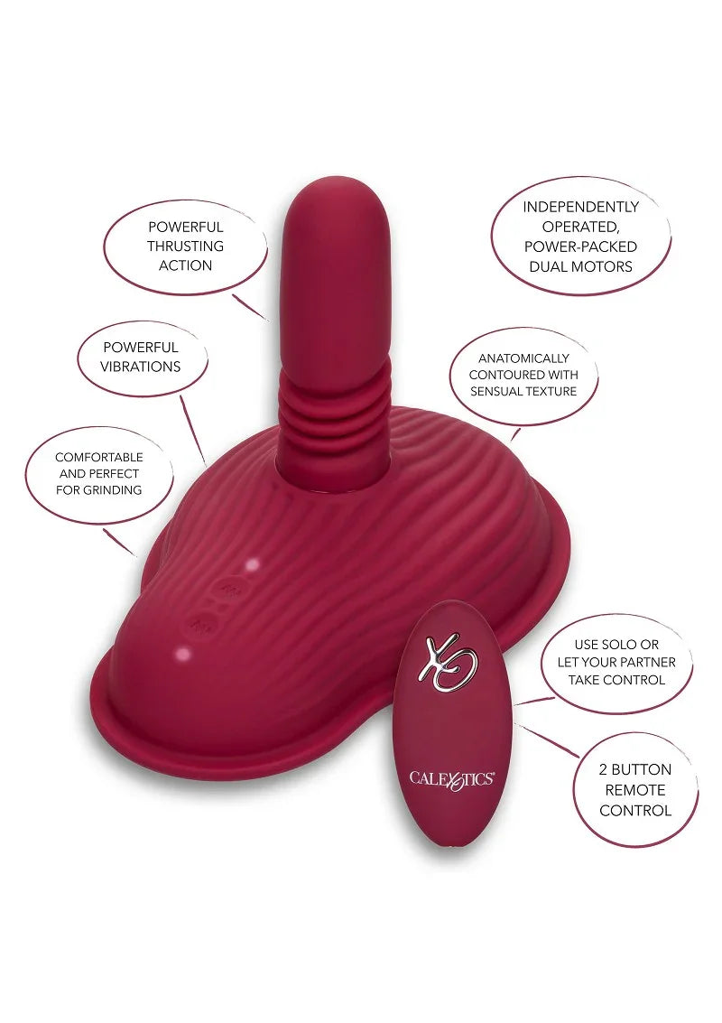 Dual Rider Remote Control Thrust & Grind by CalExotics - Happytoys Sexshop: Toys for Feeling Happy & Easy 😊 - Discreet geleverd