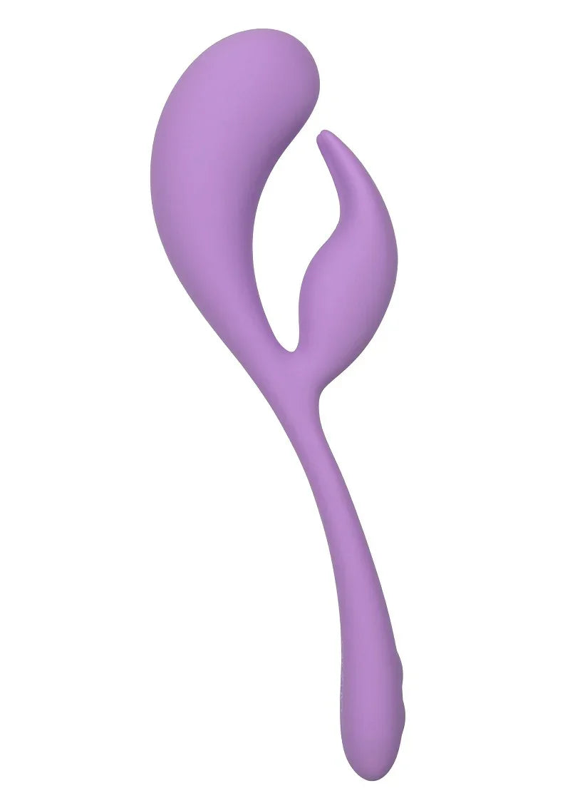 ♀ CalExotics Elle Liquid Silicone Dual Flicker Vibrator - Happytoys Sexshop: Toys for Feeling Happy & Easy 😊 - Discreet geleverd