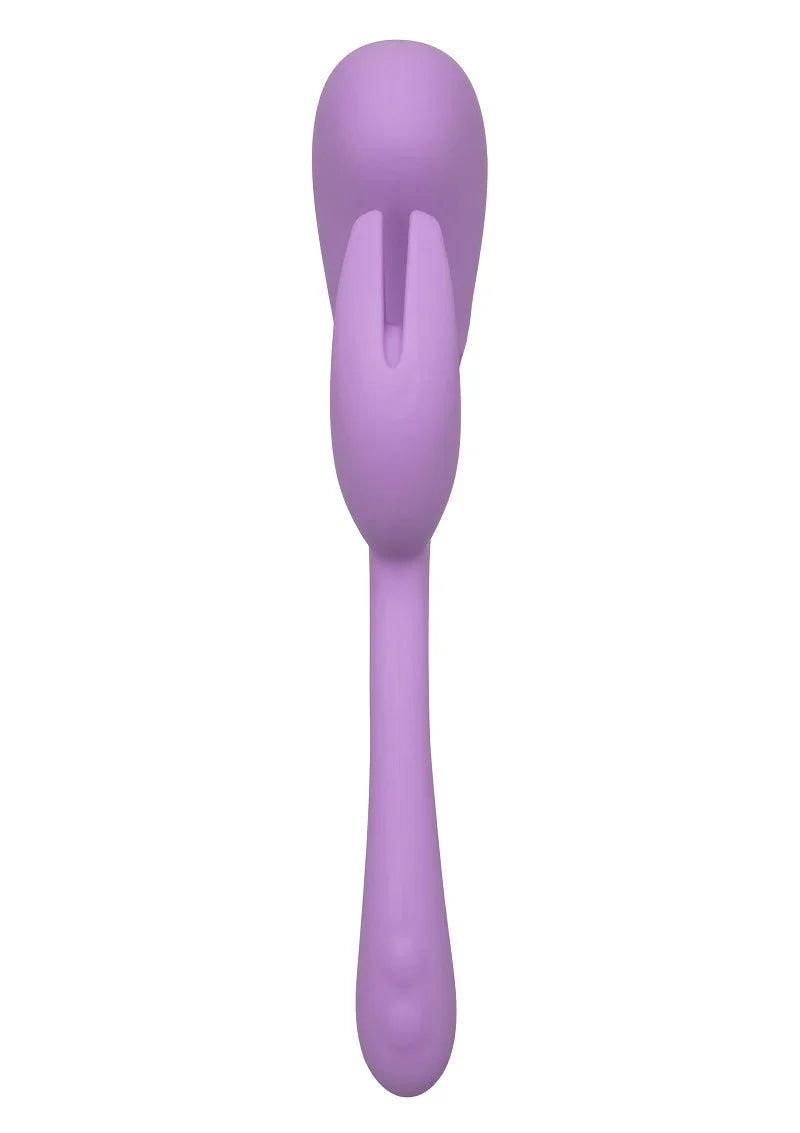 ♀ CalExotics Elle Liquid Silicone Dual Flicker Vibrator - Happytoys Sexshop: Toys for Feeling Happy & Easy 😊 - Discreet geleverd