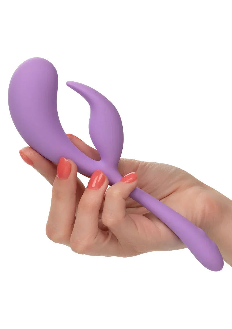 ♀ CalExotics Elle Liquid Silicone Dual Flicker Vibrator - Happytoys Sexshop: Toys for Feeling Happy & Easy 😊 - Discreet geleverd