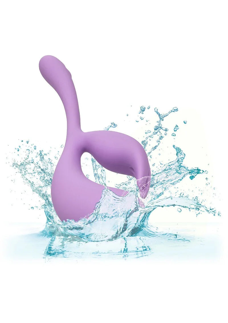 ♀ CalExotics Elle Liquid Silicone Dual Flicker Vibrator - Happytoys Sexshop: Toys for Feeling Happy & Easy 😊 - Discreet geleverd