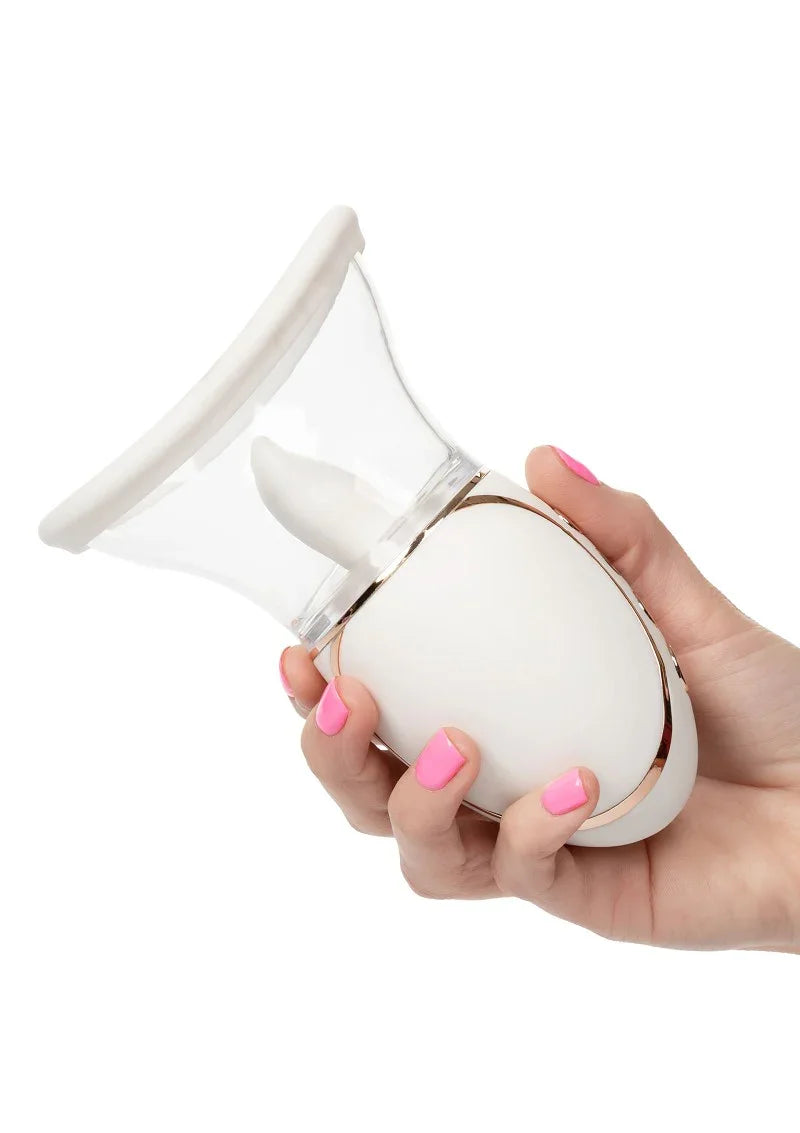 β CalExotics Empowered Smart Pleasure Queen licking vibrator - Happytoys Sexshop: Toys for Feeling Happy & Easy π - Discreet geleverd