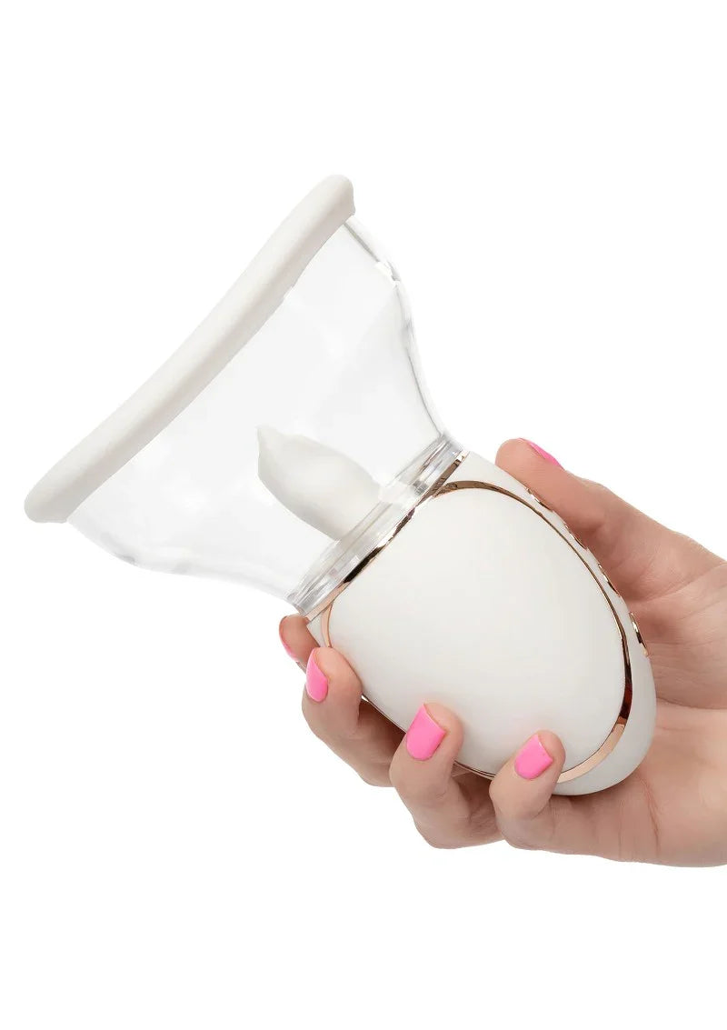 β CalExotics Empowered Smart Pleasure Queen licking vibrator - Happytoys Sexshop: Toys for Feeling Happy & Easy π - Discreet geleverd