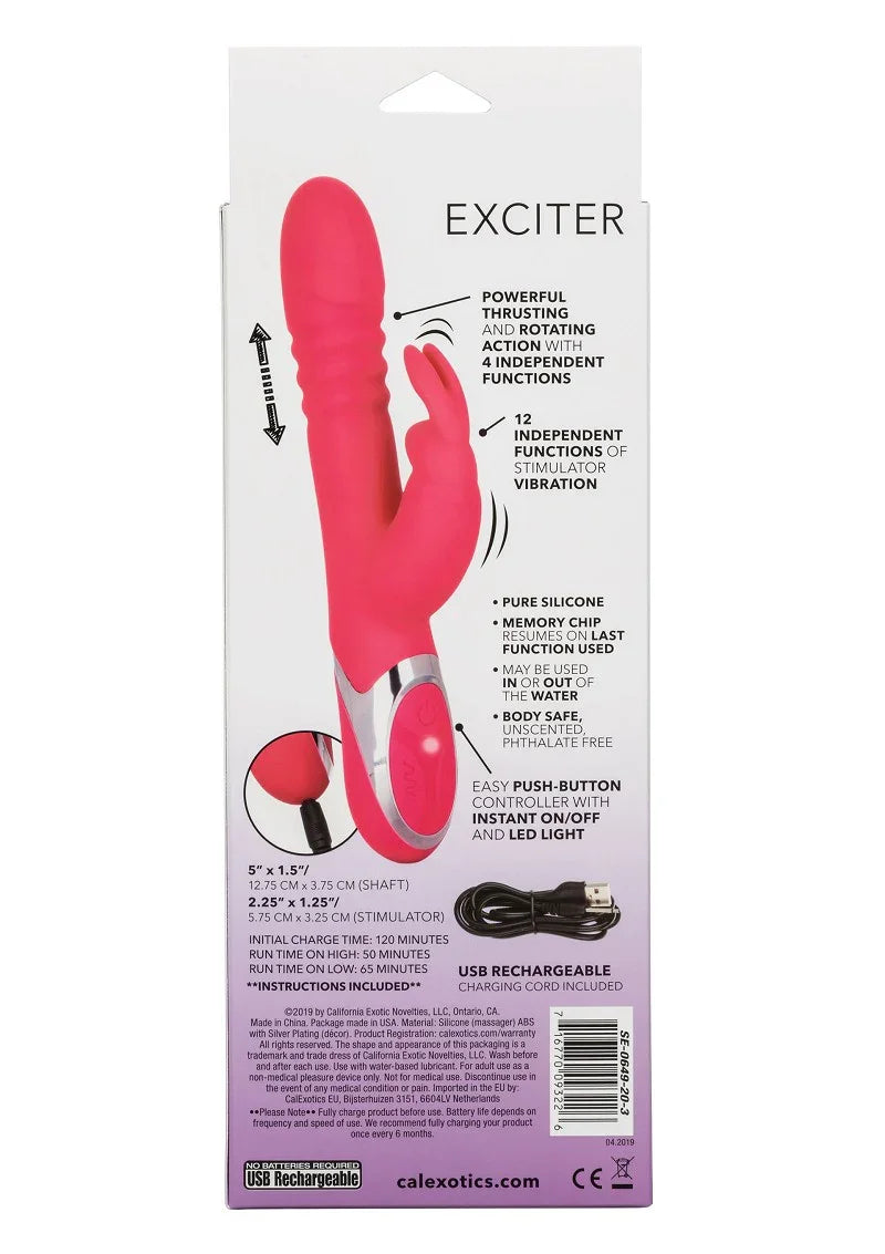 ♀ CalExotics Enchanted Exciter Rabbit vibrator - Happytoys Sexshop: Toys for Feeling Happy & Easy 😊 - Discreet geleverd