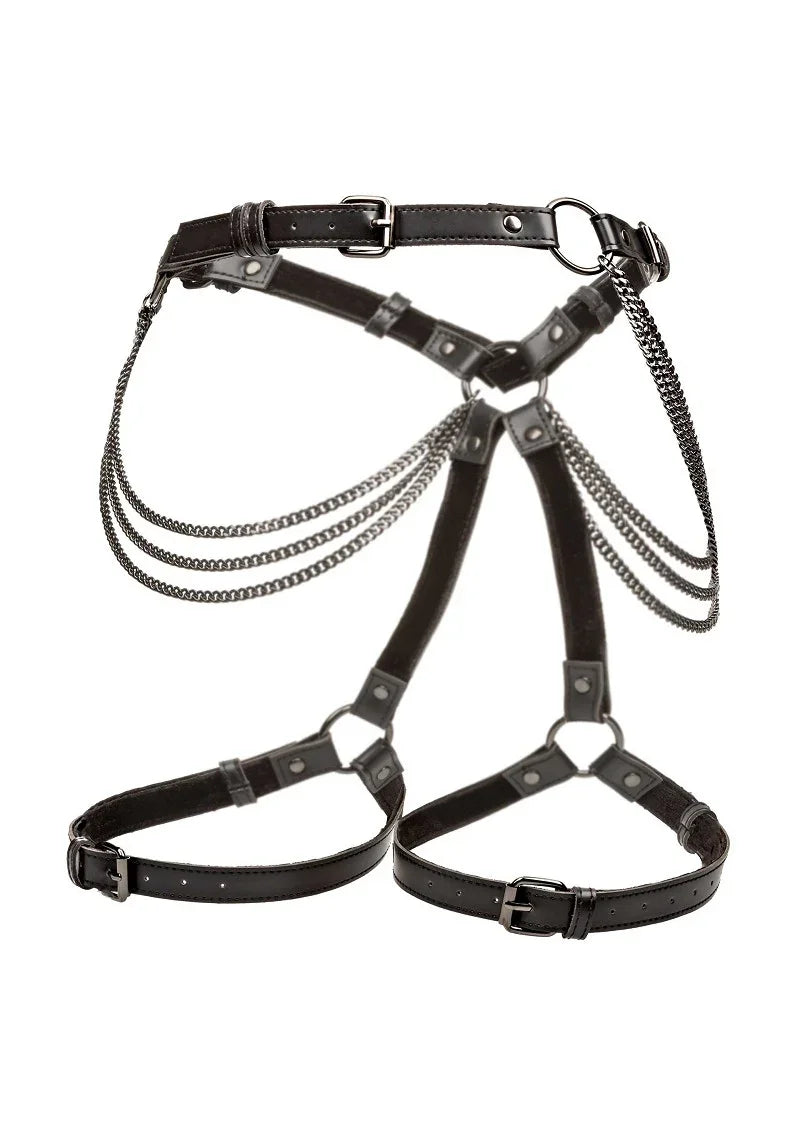 Euphoria Collection Multi Chain Thigh Harness by CalExotics - Happytoys Sexshop: Toys for Feeling Happy & Easy 😊 - Discreet geleverd