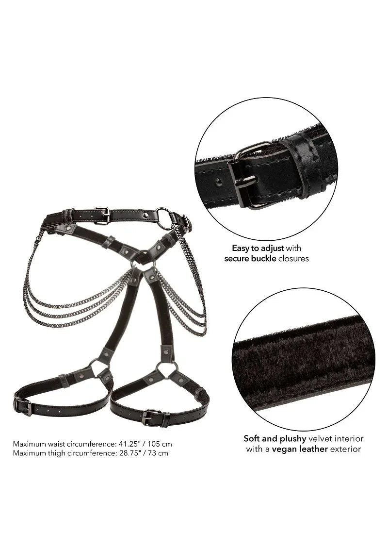 Euphoria Collection Multi Chain Thigh Harness by CalExotics - Happytoys Sexshop: Toys for Feeling Happy & Easy 😊 - Discreet geleverd