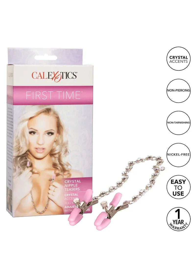 CalExoticsFirstTimeCrystalNippleTeasers6 @ Happytoys Sexshop: online sex shop for Feeling Happy & Easy 😊 the erotic store owned by a woman