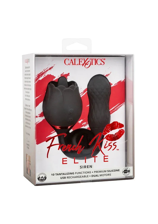 ♀ CalExotics French Kiss Elite Siren teaser vibrator - Happytoys Sexshop: online sex shop for Feeling Happy & Easy 😊 - Discreet geleverd