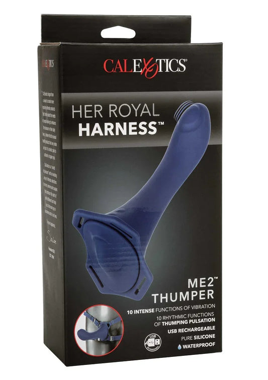 ♂ ♀ CalExotics Her Royal Harness ME2 Thumper - Happytoys Sexshop: Toys for Feeling Happy & Easy 😊 - Discreet geleverd