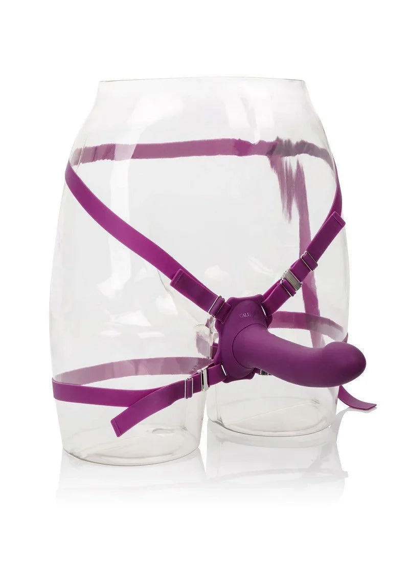 Her Royal Harness Me2 Rumbler Strap-On Pegging by CalExotics - Happytoys Sexshop: Toys for Feeling Happy & Easy 😊 - Discreet geleverd
