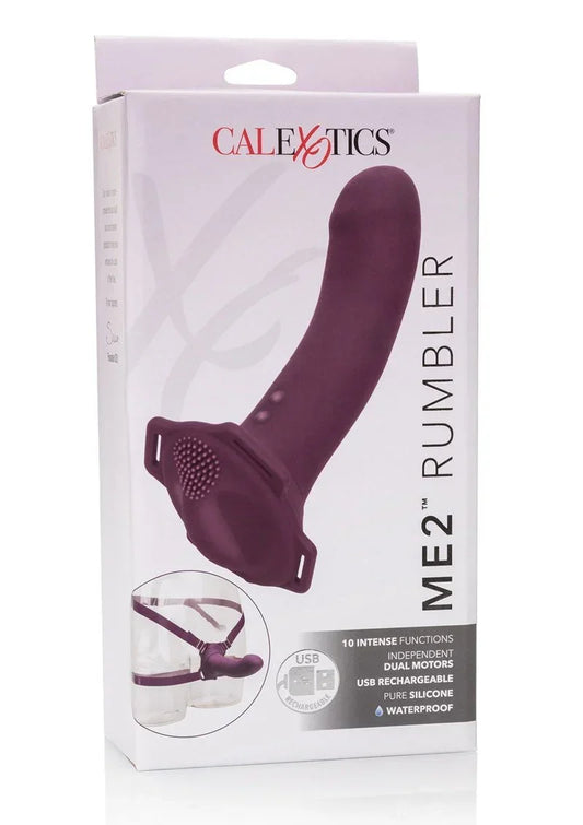 Her Royal Harness Me2 Rumbler Strap-On Pegging by CalExotics - Happytoys Sexshop: online sex shop for Feeling Happy & Easy 😊 - Discreet geleverd