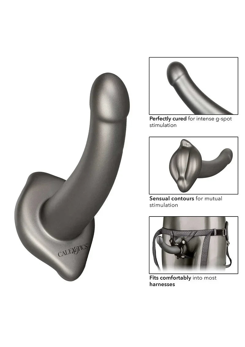 ♂ ♀ CalExotics Her Royal Harness The Royal Ultra-Soft Pegging strap on Set - Happytoys Sexshop: Toys for Feeling Happy & Easy 😊 - Discreet geleverd