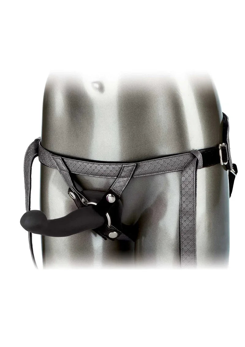 Her Royal Harness The Royal Vibrating Pegging Strap On set by CalExotics - Happytoys Sexshop: Toys for Feeling Happy & Easy π - Discreet geleverd