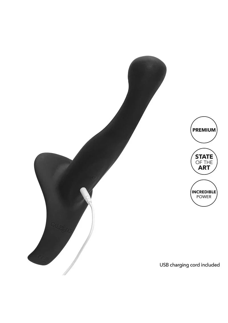 Her Royal Harness The Royal Vibrating Pegging Strap On set by CalExotics - Happytoys Sexshop: Toys for Feeling Happy & Easy π - Discreet geleverd