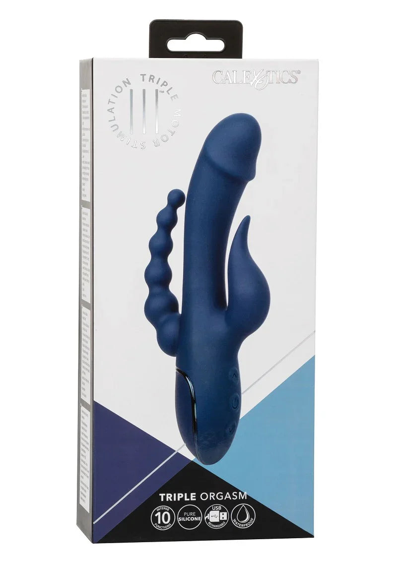 ♀ CalExotics III Triple Orgasm triple Vibrator - Happytoys Sexshop: Toys for Feeling Happy & Easy 😊 - Discreet geleverd