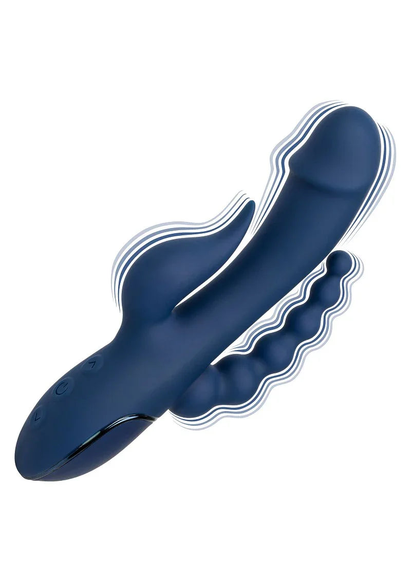 ♀ CalExotics III Triple Orgasm triple Vibrator - Happytoys Sexshop: Toys for Feeling Happy & Easy 😊 - Discreet geleverd