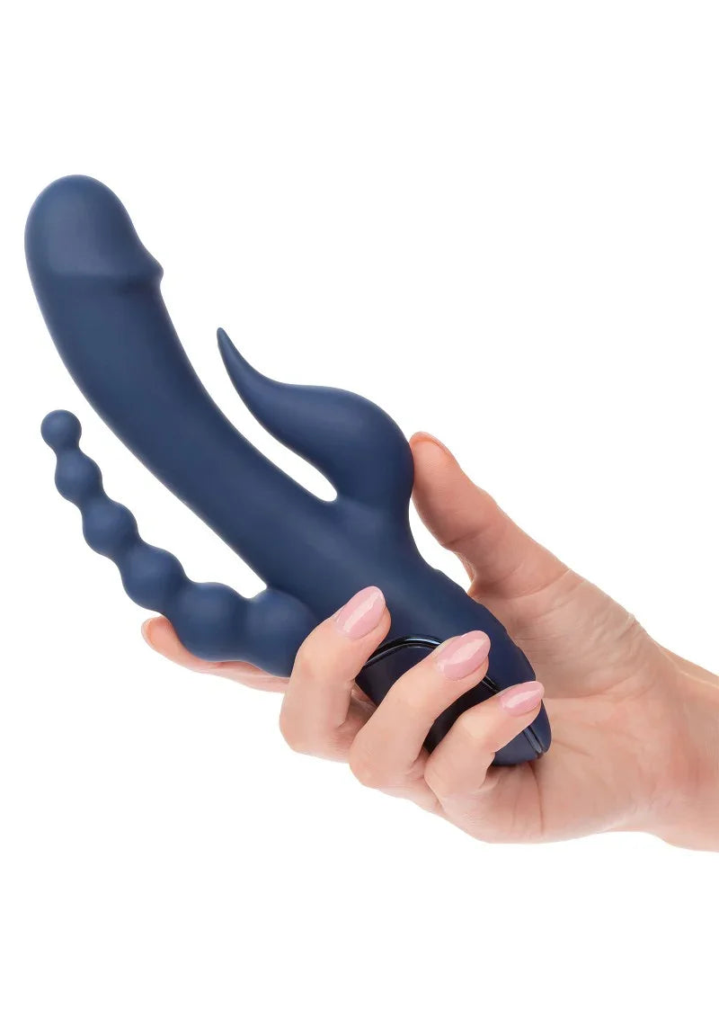 ♀ CalExotics III Triple Orgasm triple Vibrator - Happytoys Sexshop: Toys for Feeling Happy & Easy 😊 - Discreet geleverd