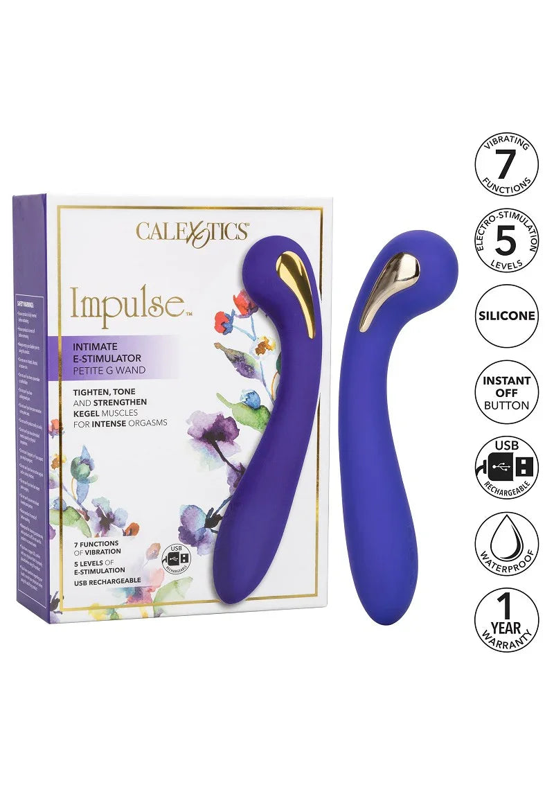 β CalExotics Impulse Intimate E-Stimulator Petite G Wand vibrator - Happytoys Sexshop: Toys for Feeling Happy & Easy π - Discreet geleverd
