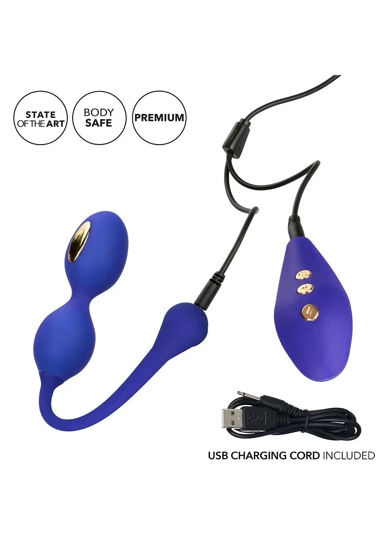 β CalExotics Impulse Intimate E-Stimulator Remote Dual Kegel Exerciser - Happytoys Sexshop: Toys for Feeling Happy & Easy π - Discreet geleverd