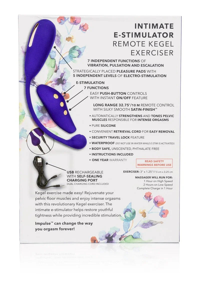 Impulse Intimate E-Stimulator Remote Kegel Exerciser by CalExotics - Happytoys Sexshop: Toys for Feeling Happy & Easy 😊 - Discreet geleverd
