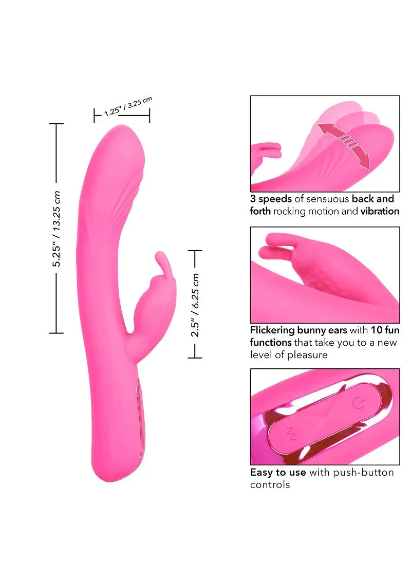 ♀ CalExotics Jack Rabbit Elite Rocking Rabbit - Happytoys Sexshop: Toys for Feeling Happy & Easy 😊 - Discreet geleverd