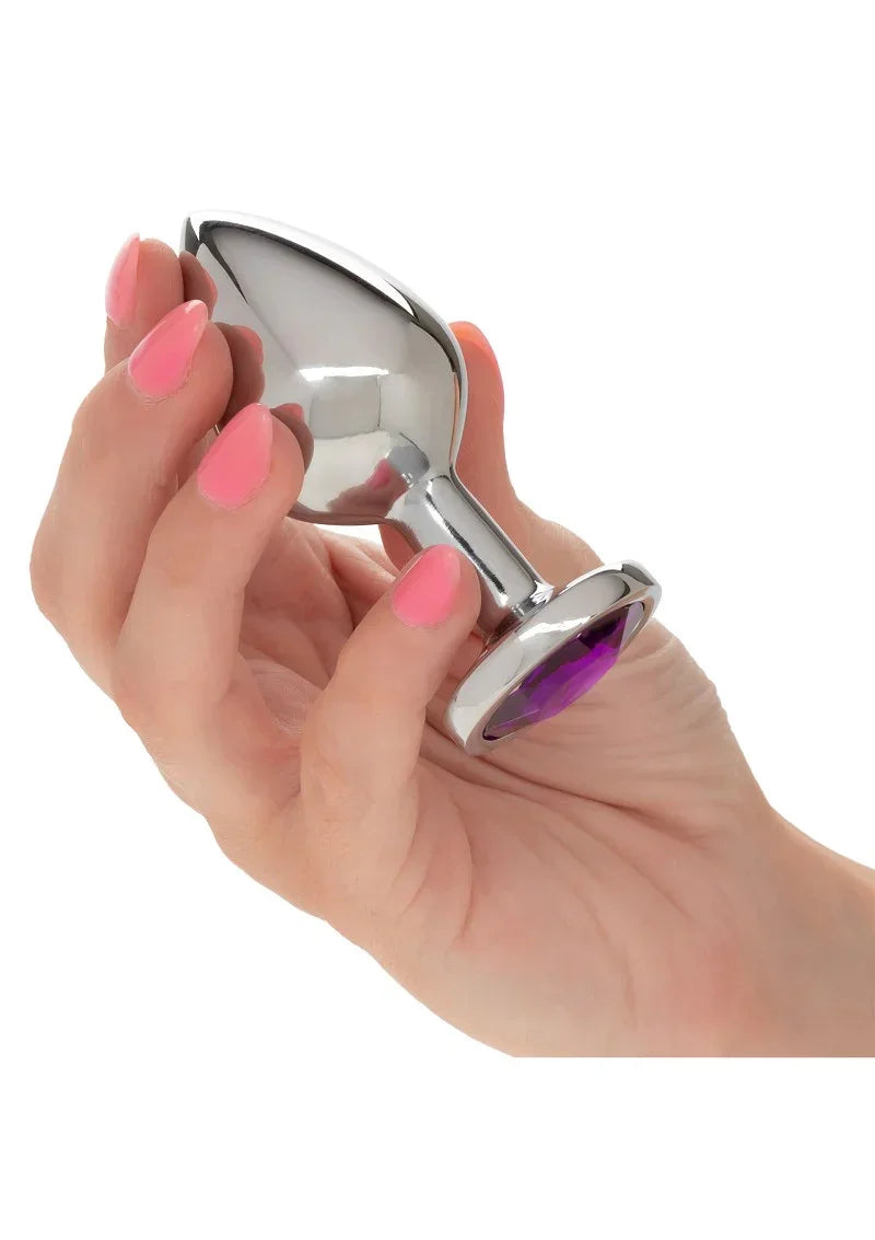 CalExoticsJewelLargeAmethystPlug8 @ Happytoys Sexshop: online sex shop for Feeling Happy & Easy π the erotic store owned by a woman