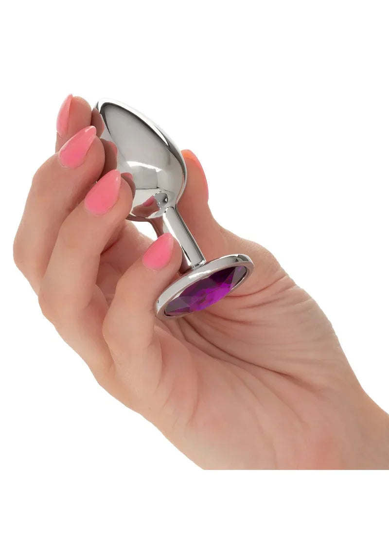 CalExoticsJewelSmallAmethystPlug8 @ Happytoys Sexshop: online sex shop for Feeling Happy & Easy π the erotic store owned by a woman