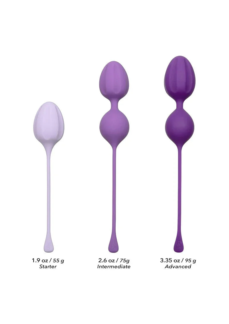 β CalExotics Kegel Training 3-Piece Set bekkenbodem versterker - Happytoys Sexshop: Toys for Feeling Happy & Easy π - Discreet geleverd