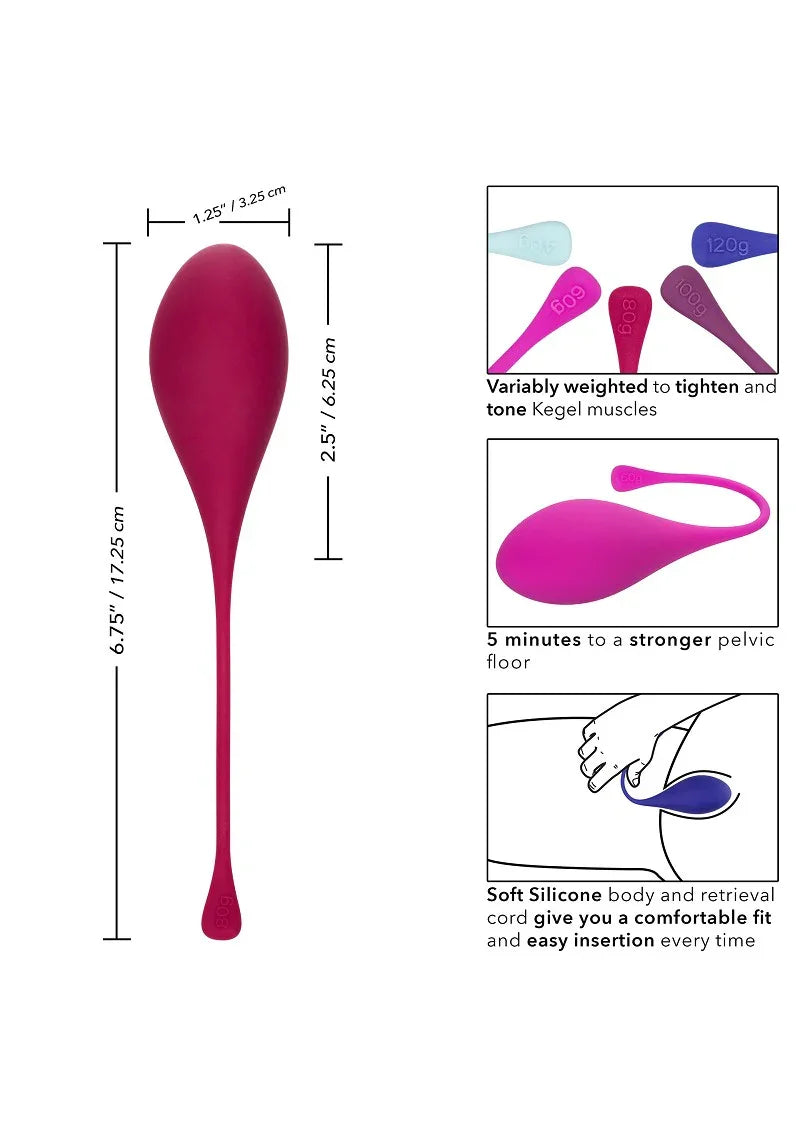 β CalExotics Kegel Training 5-Piece Set bekkenbodem trainer - Happytoys Sexshop: Toys for Feeling Happy & Easy π - Discreet geleverd