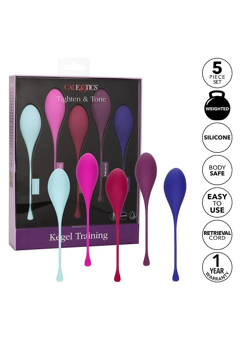 β CalExotics Kegel Training 5-Piece Set bekkenbodem trainer - Happytoys Sexshop: Toys for Feeling Happy & Easy π - Discreet geleverd