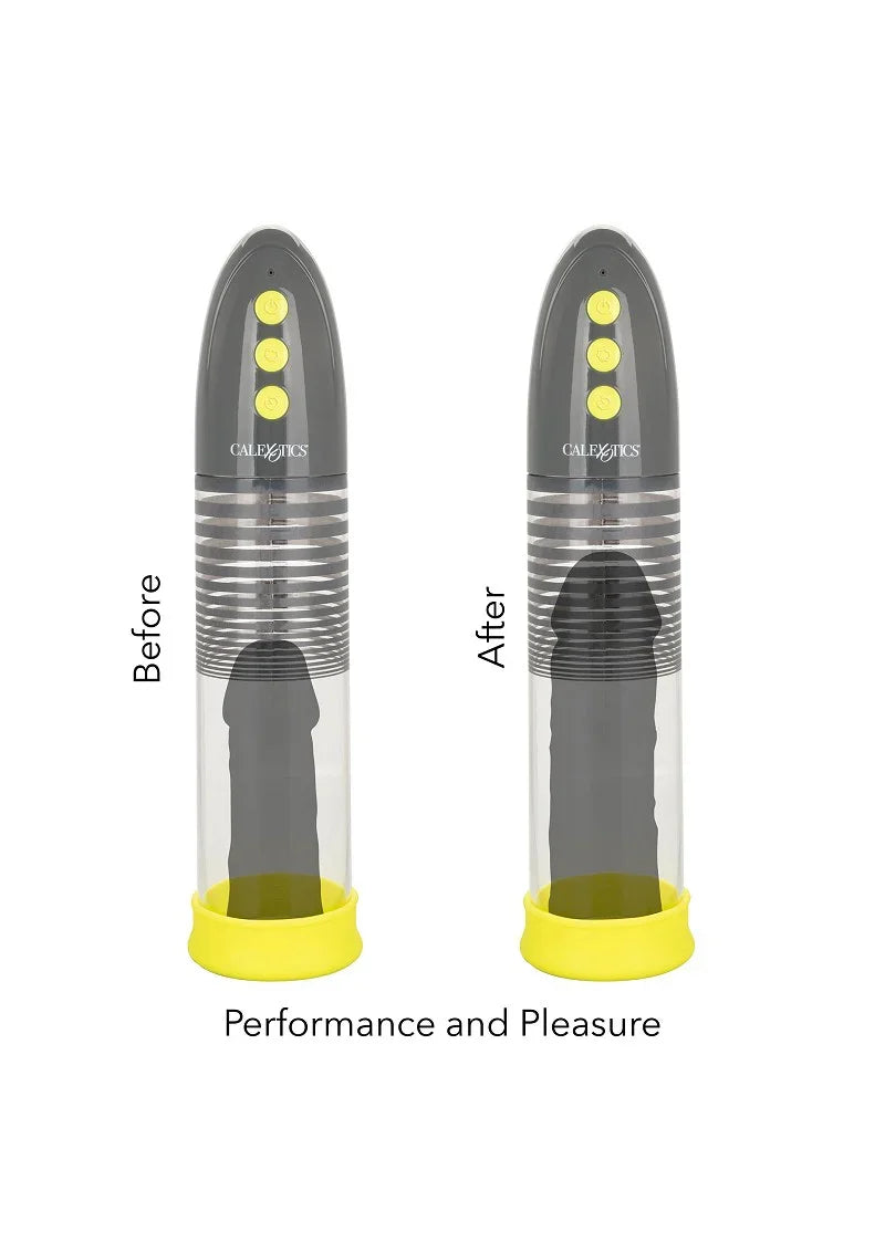 Link Up Rechargeable Smart Pump Penis pomp by CalExotics - Happytoys Sexshop: Toys for Feeling Happy & Easy 😊 - Discreet geleverd