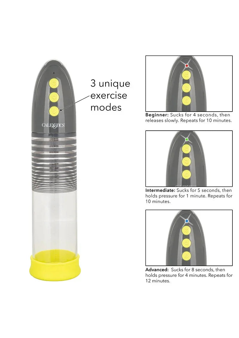 Link Up Rechargeable Smart Pump Penis pomp by CalExotics - Happytoys Sexshop: Toys for Feeling Happy & Easy 😊 - Discreet geleverd