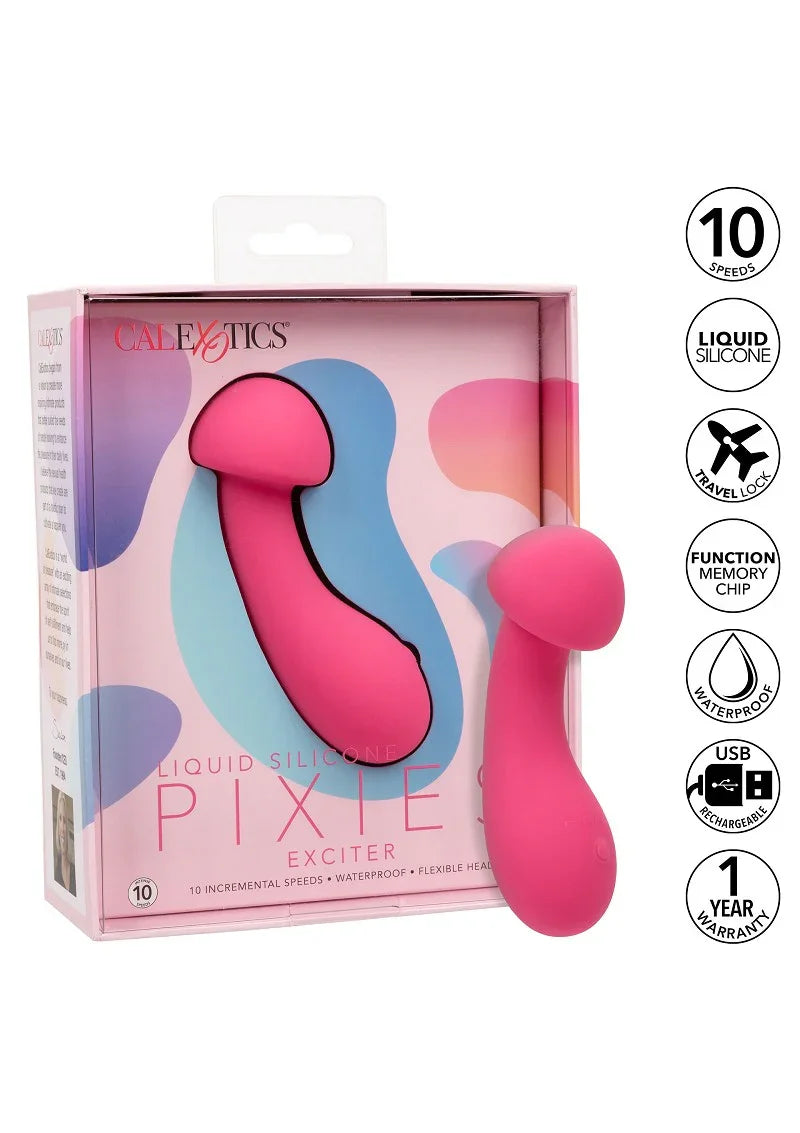 ♀ CalExotics Liquid Silicone Pixies Exciter vibrator - Happytoys Sexshop: Toys for Feeling Happy & Easy 😊 - Discreet geleverd