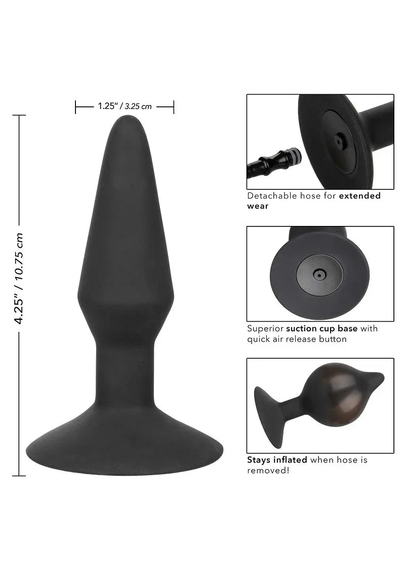 Medium Silicone Inflatable Plug by CalExotics - Happytoys Sexshop: Toys for Feeling Happy & Easy 😊 - Discreet geleverd