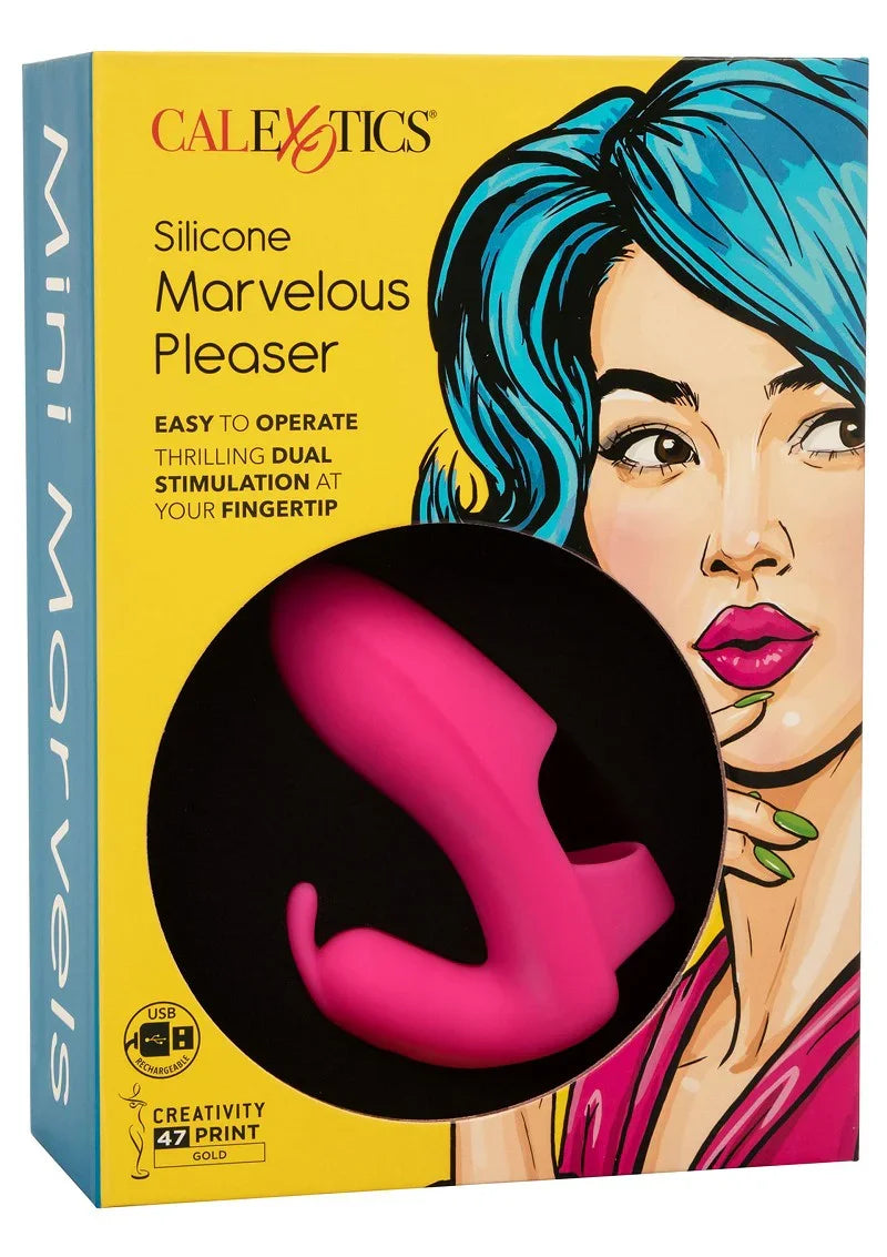 ♂ ♀ CalExotics Mini Marvels Silicone Marvelous Arouser vibrator - Happytoys Sexshop: Toys for Feeling Happy & Easy 😊 - Discreet geleverd