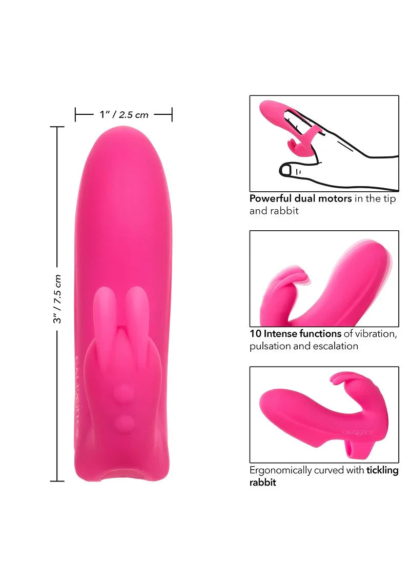 ♀ CalExotics Mini Marvels Silicone Marvelous Pleaser vibrator - Happytoys Sexshop: Toys for Feeling Happy & Easy 😊 - Discreet geleverd